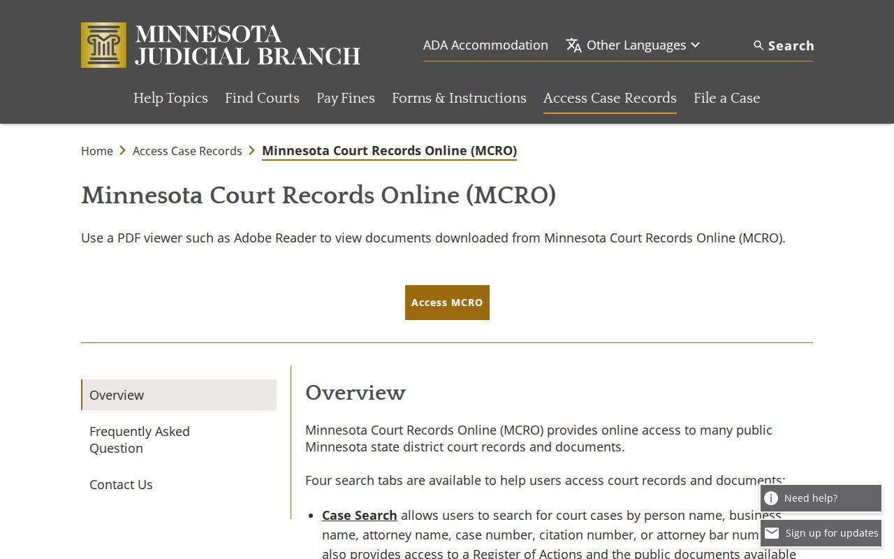 Becker County warrant search remote access limits and non-official record notice