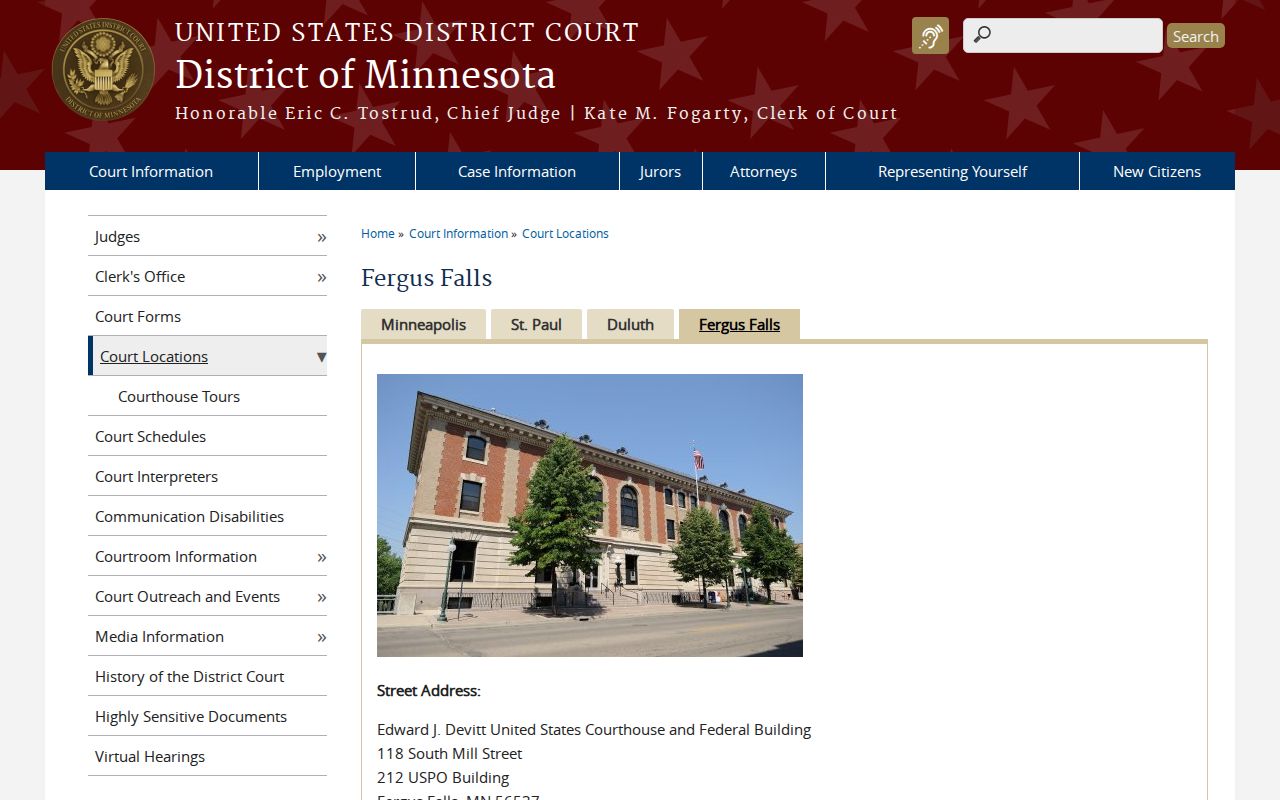 Becker County most wanted list federal warrant courthouse location and hours in Fergus Falls